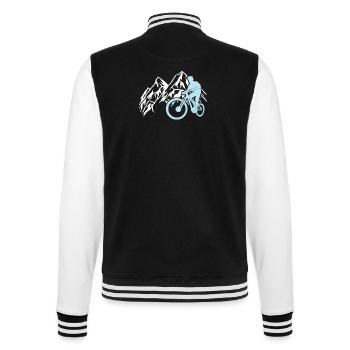 Downhill Mountain Bike Cycling Mountains Mountains - College Sweat Jacket - black/white - Back - Marisol (170cm)