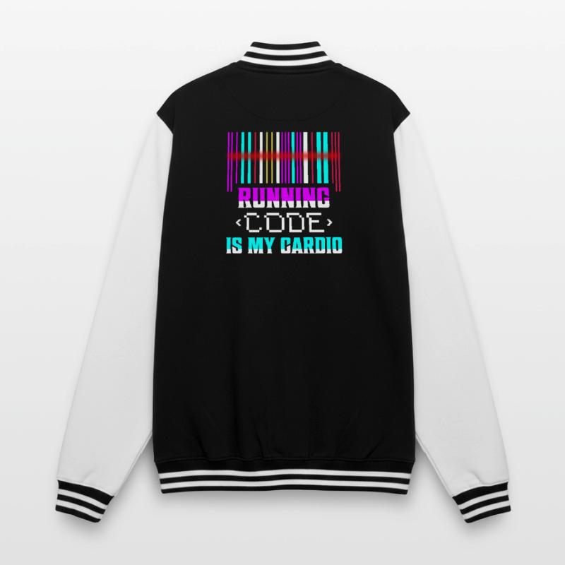 Running Code Is My Cardio Programmer Coding College-Sweatjacke