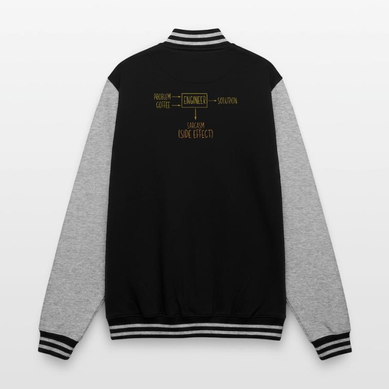 Engineer Problem Solution Sarcasm Side Effect Cool College Sweat Jacket