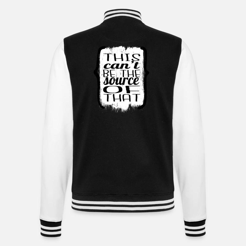 Programming Language - College Sweat Jacket - black/white