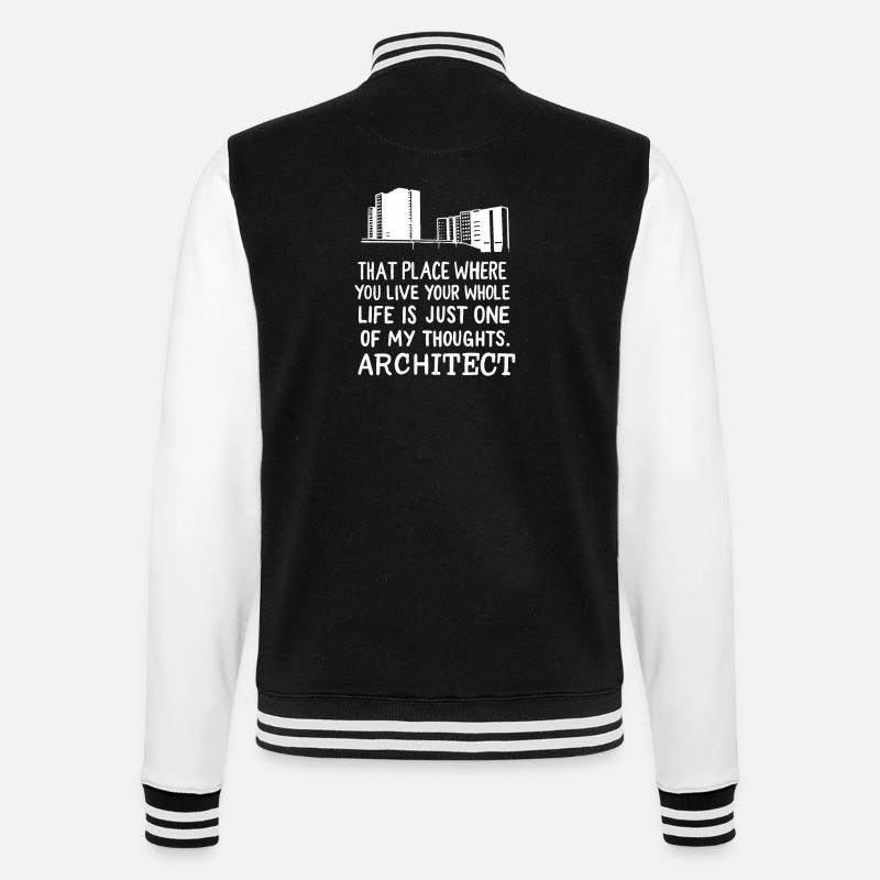 Définition de l’architecte - Veste Teddy - noir/blanc