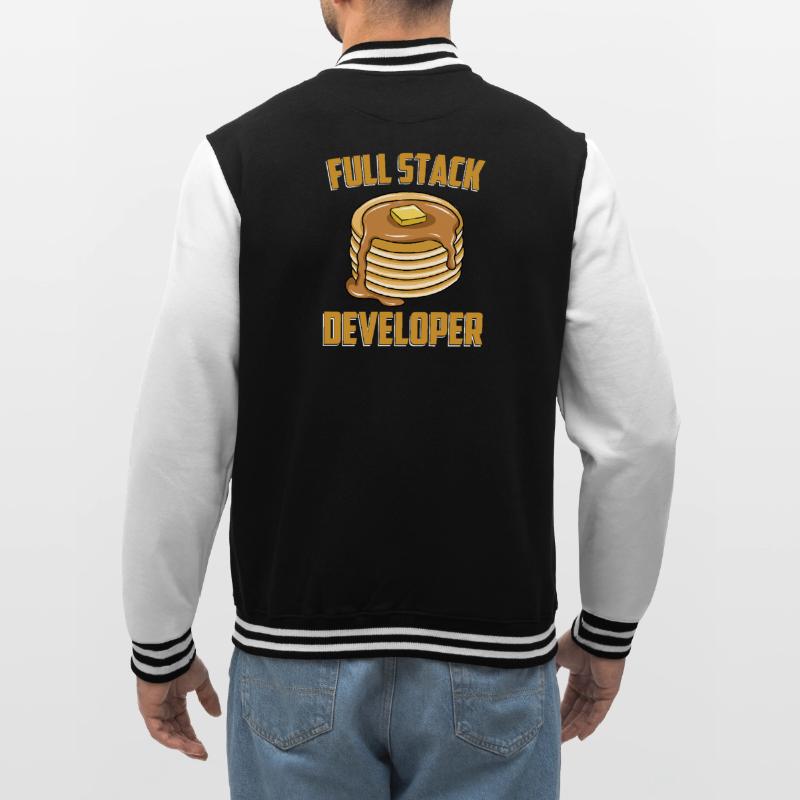 Full Stack Entwickler - Computer Coder Programmierer College-Sweatjacke