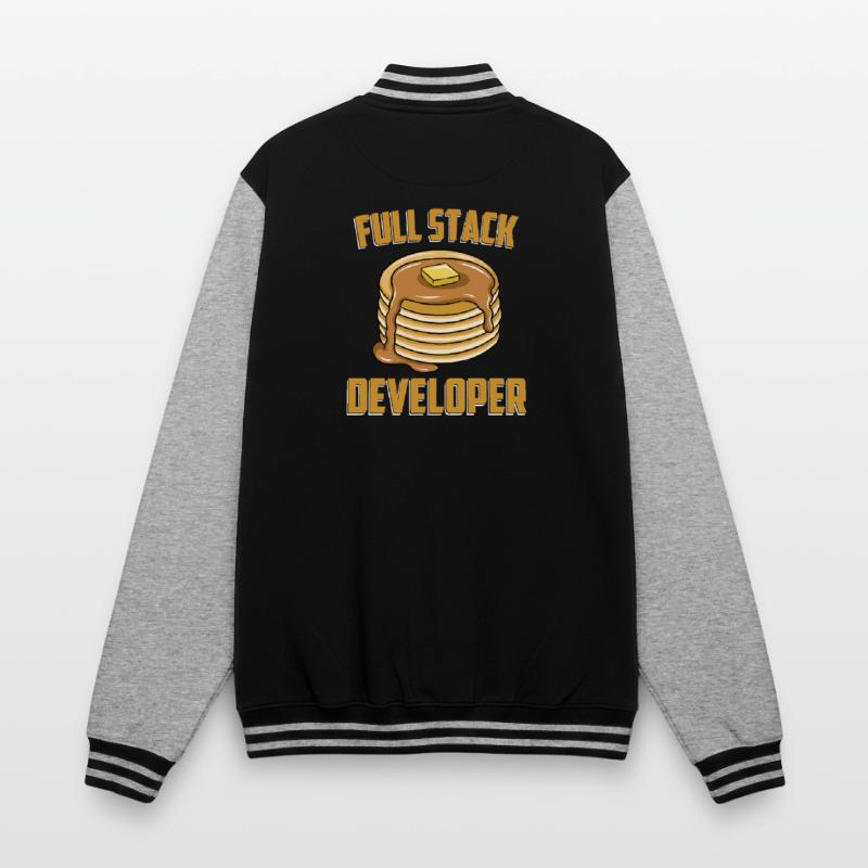 Full Stack Entwickler - Computer Coder Programmierer College-Sweatjacke
