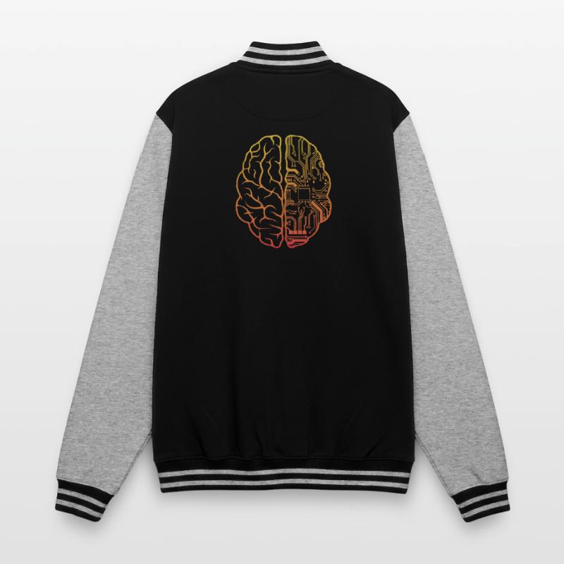 Programmer Coding - Developer Programming Brain College Sweat Jacket