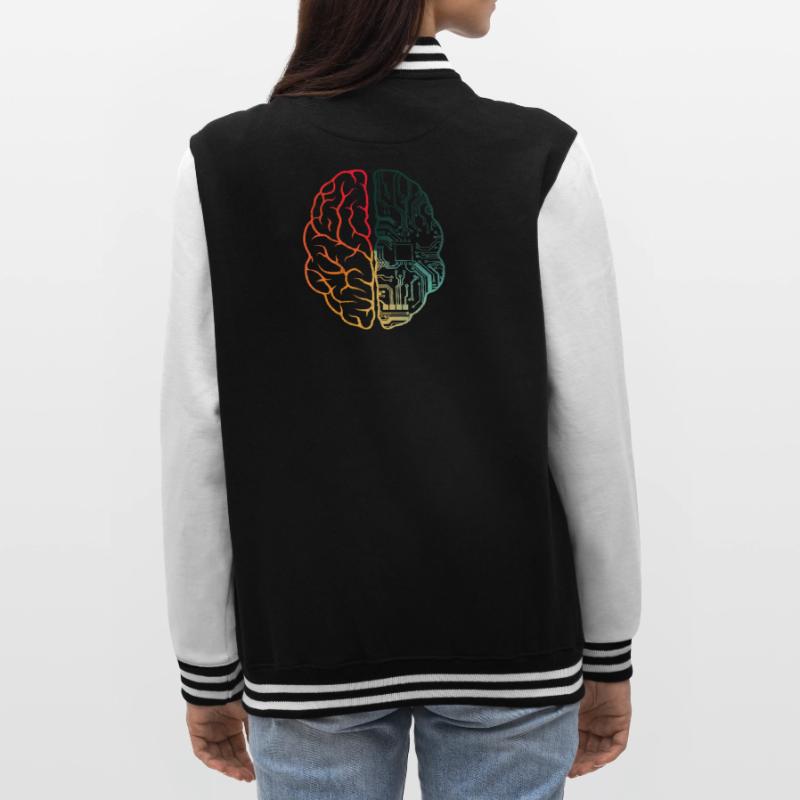 Programmer Coding - Developer Programming Brain College Sweat Jacket