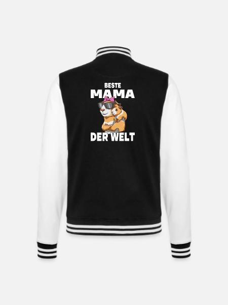 Beste Mama der Welt Muttertag Mutter - College-Sweatjacke - Schwarz/Weiß