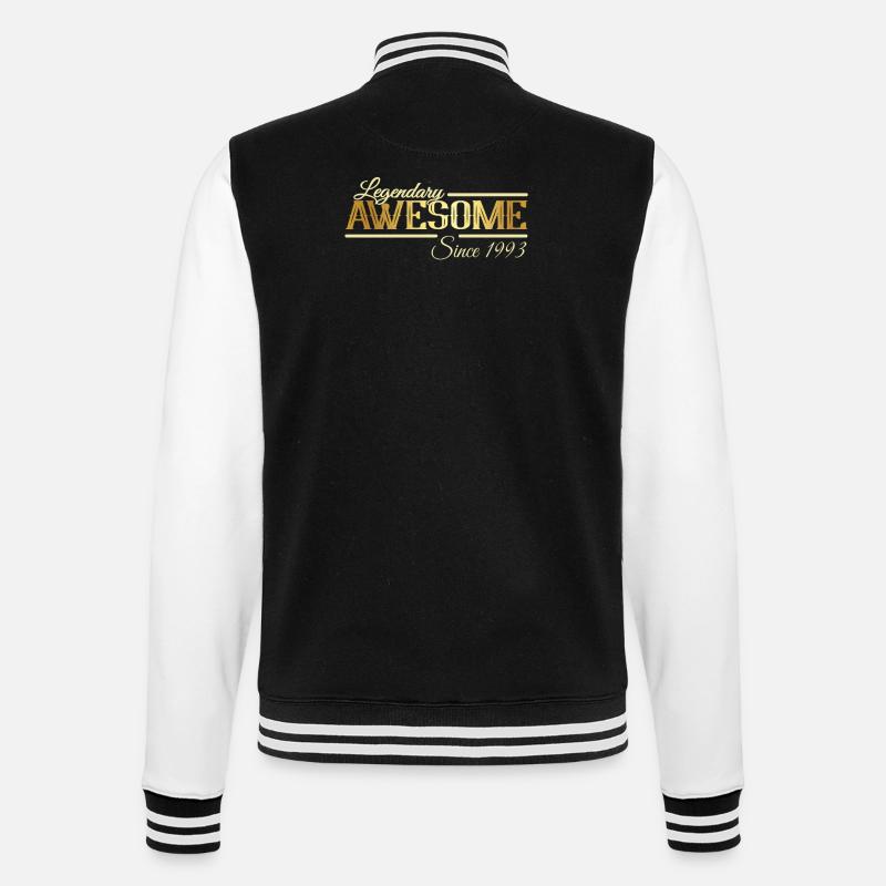 Legendary since 1993 - College Sweat Jacket - black/white