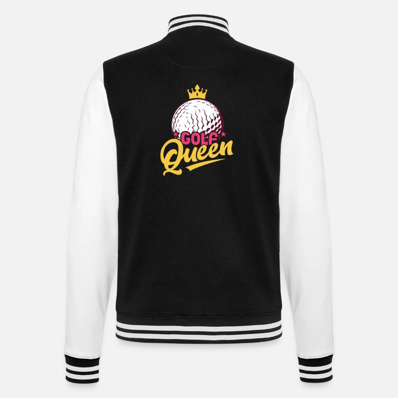 Golf Queen Golfing Par Tee - College Sweat Jacket - black/white