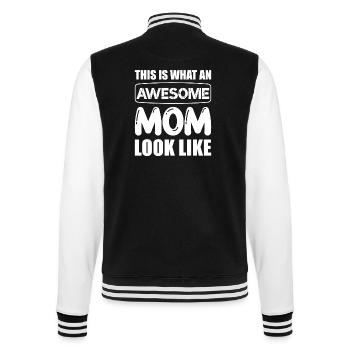 Voici à quoi ressemble une maman géniale meilleure mère - Veste Teddy - noir/blanc - Dos - Marisol (170cm)