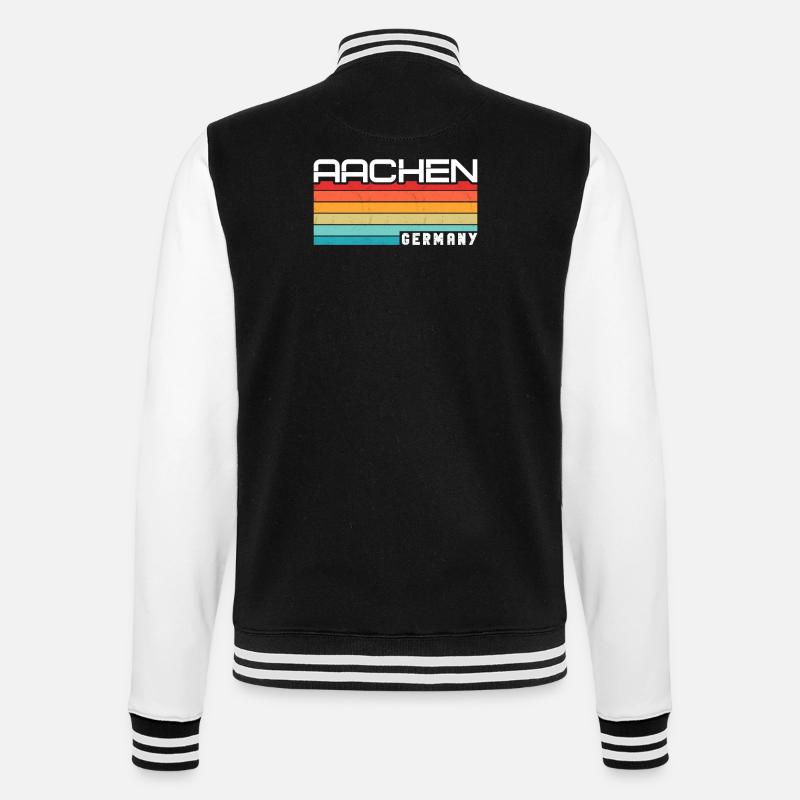 Aachenerin Aachener Aachen - College-Sweatjacke - Schwarz/Weiß