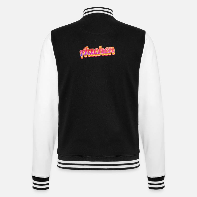 Aachenerin Aachener Aachen - College-Sweatjacke - Schwarz/Weiß