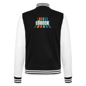 Lübeckerin Lübecker Lübeck - College Sweat Jacket - black/white - Back - Marisol (170cm)