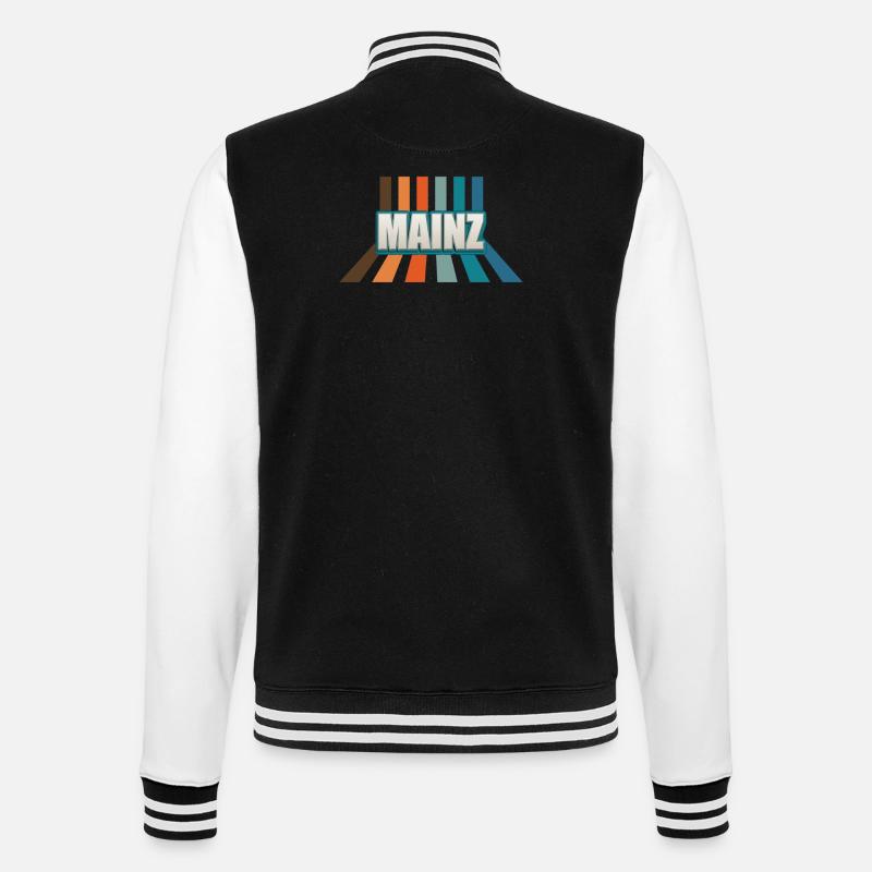 Mainzerin Mainzer Mainz - College-Sweatjacke - Schwarz/Weiß