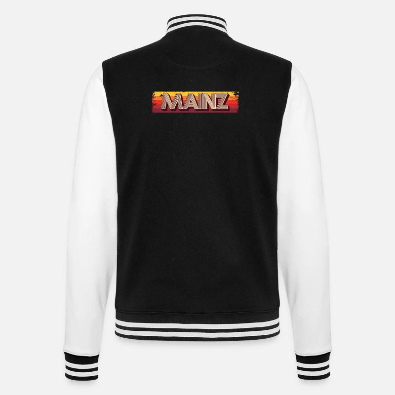 Mainzerin Mainzer Mainz - College-Sweatjacke - Schwarz/Weiß