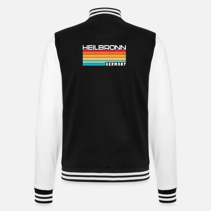 Heilbronnerin Heilbronner Heilbronn - College-Sweatjacke - Schwarz/Weiß