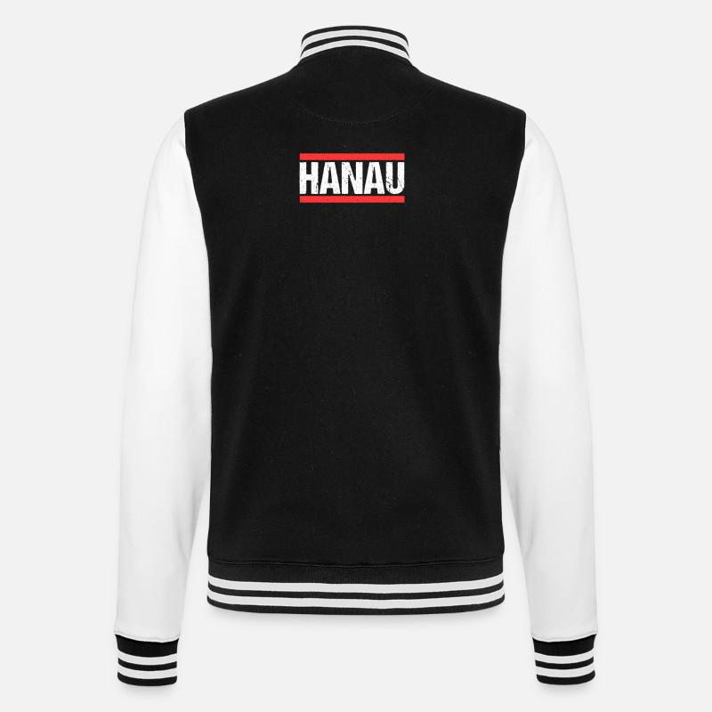 Hanauerin Hanauer Hanau - College-Sweatjacke - Schwarz/Weiß