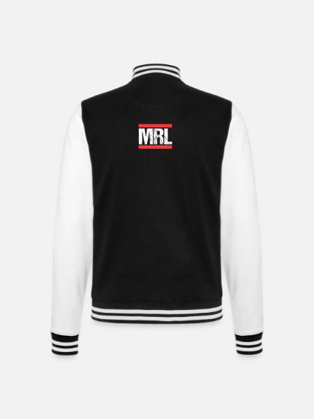 Marl Marlerin Marler Stadt Marl - College-Sweatjacke - Schwarz/Weiß