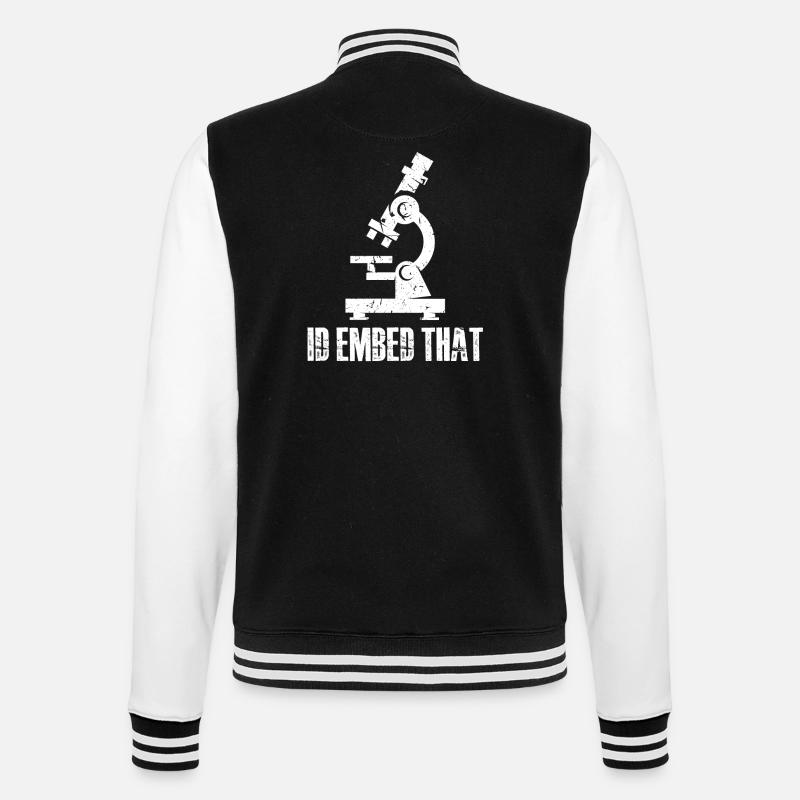 J’intégrerais ça - Veste Teddy - noir/blanc