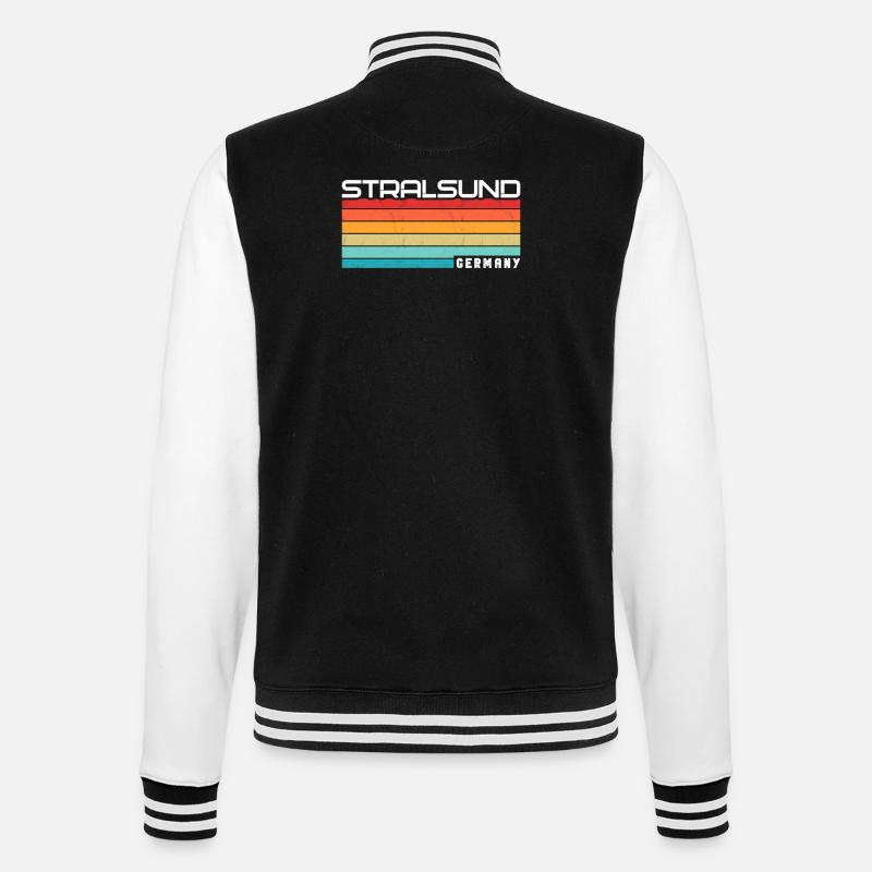 Stralsunderin Stralsunder Stralsund - Veste Teddy - noir/blanc
