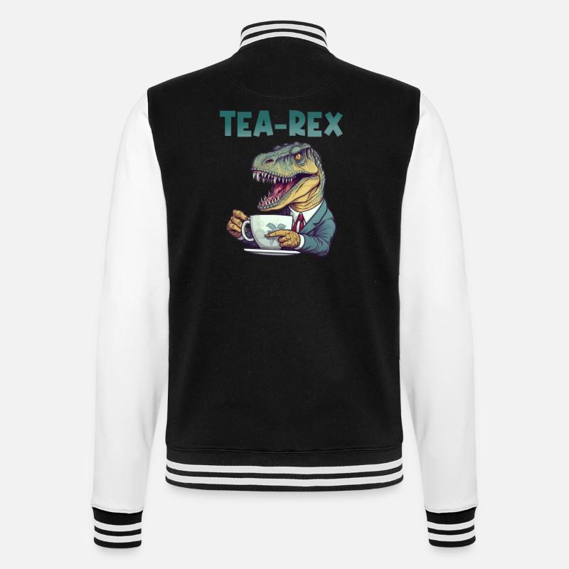 Teeliebhaber Tee Teetrinkerin Teetrinker - College-Sweatjacke - Schwarz/Weiß