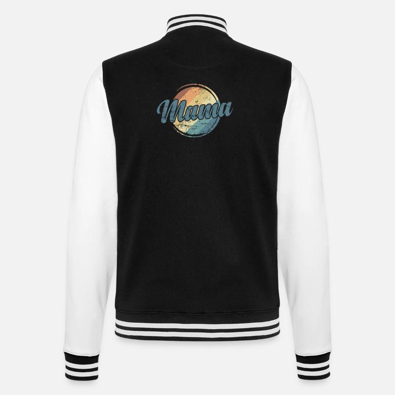 Liebe Mama Mutter Muttertag - College-Sweatjacke - Schwarz/Weiß