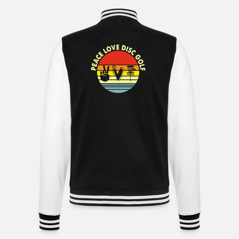 Discgolf Disc Golf - College Sweat Jacket - black/white