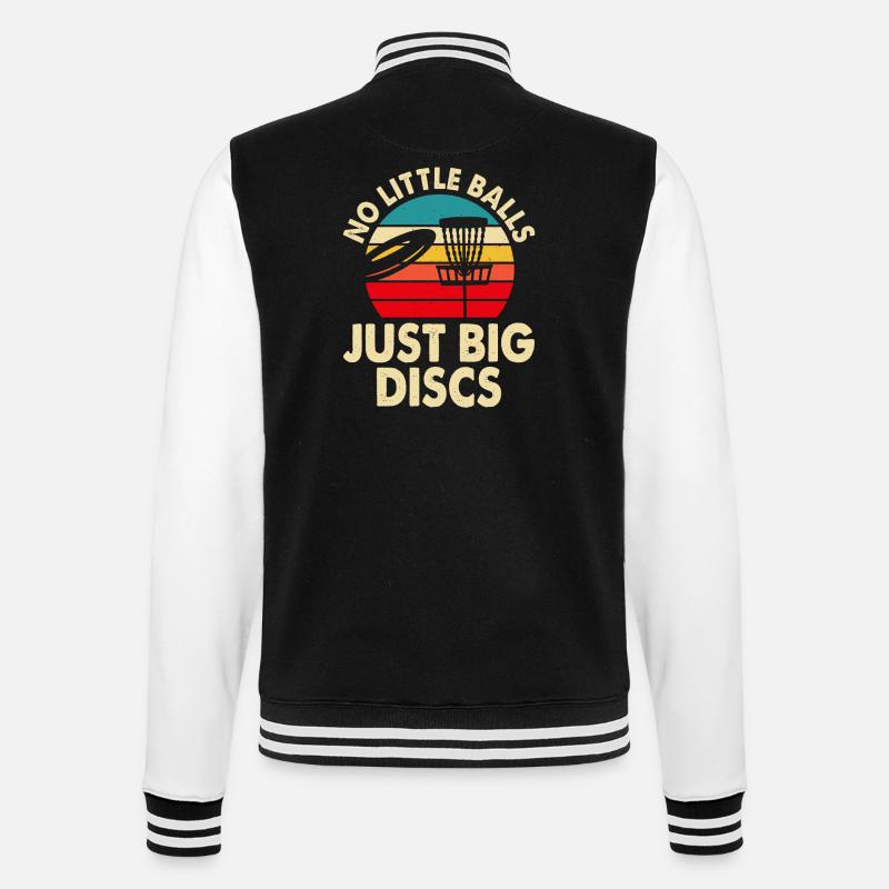 Discgolf Disc Golf - College-Sweatjacke - Schwarz/Weiß