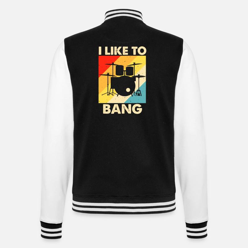 Batterie Batteur Batteur - Veste Teddy - noir/blanc