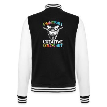 Paintball Creative Paint Color Art Airsoft Paint - Veste Teddy - noir/blanc - Dos - Marisol (170cm)