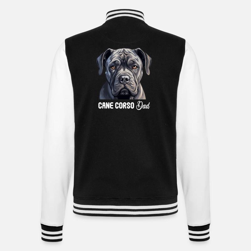 Canne Corso pour chien - Veste Teddy - noir/blanc