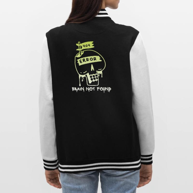 404-html error, Computer Nerd, No-Brain Spruch College-Sweatjacke