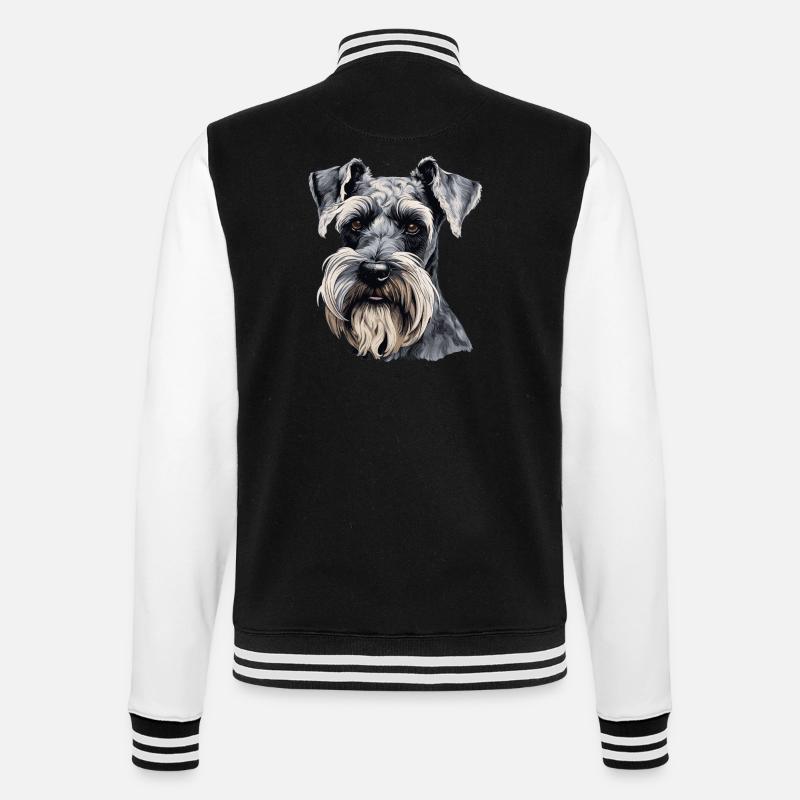 Schnauzer géant - Veste Teddy - noir/blanc