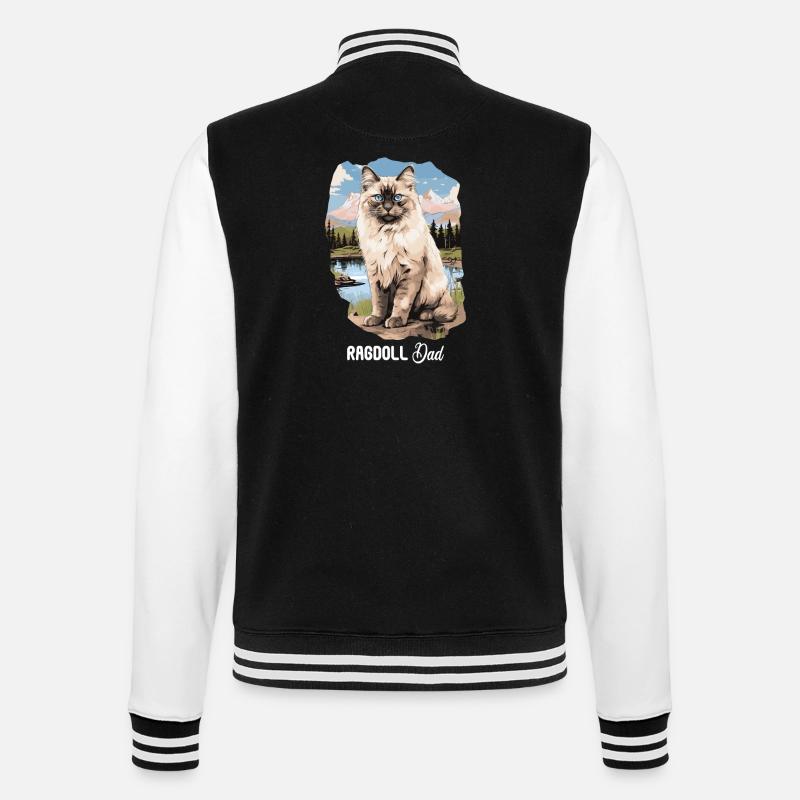 Poupée de chiffon - Veste Teddy - noir/blanc