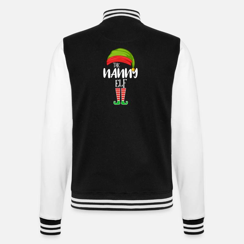 die Kindermädchen Elf - College-Sweatjacke - Schwarz/Weiß