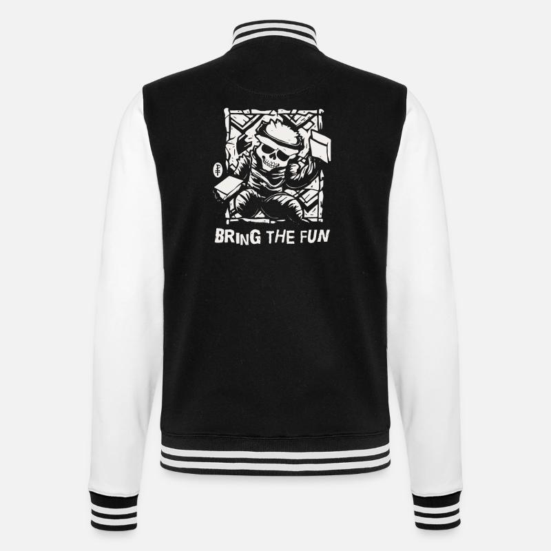 Apportez le plaisir - Veste Teddy - noir/blanc