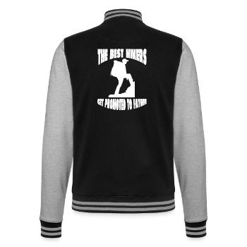 Wanderung Wandern Bergwandern Bergwanderer - College-Sweatjacke - Schwarz/Grau meliert - Hinten - Marisol (170cm)