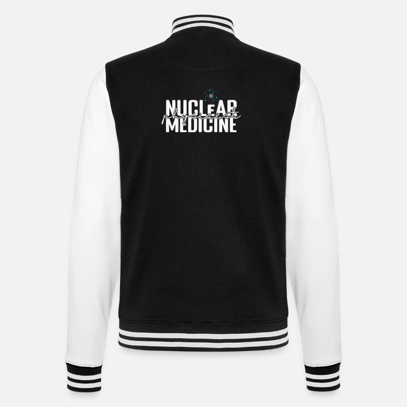 Nuclear Physicist Medicine Studium - College-Sweatjacke - Schwarz/Weiß