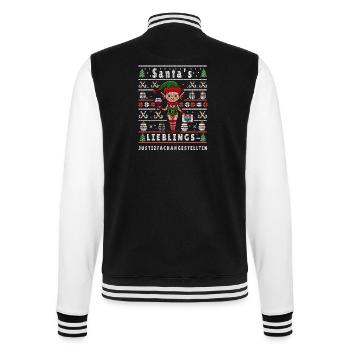 VILAIN NOËL PRÉFÉRÉ DU PÈRE NOËL - Veste Teddy - noir/blanc - Dos - Marisol (170cm)