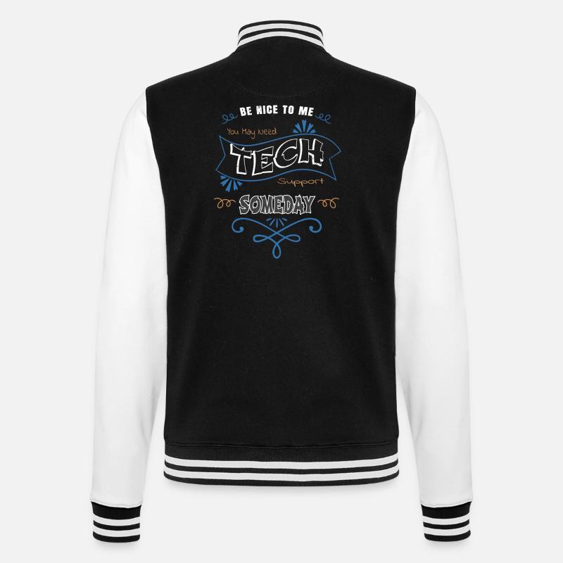 Développeur Fullstack Dictons drôles Idée Présente - Veste Teddy - noir/blanc