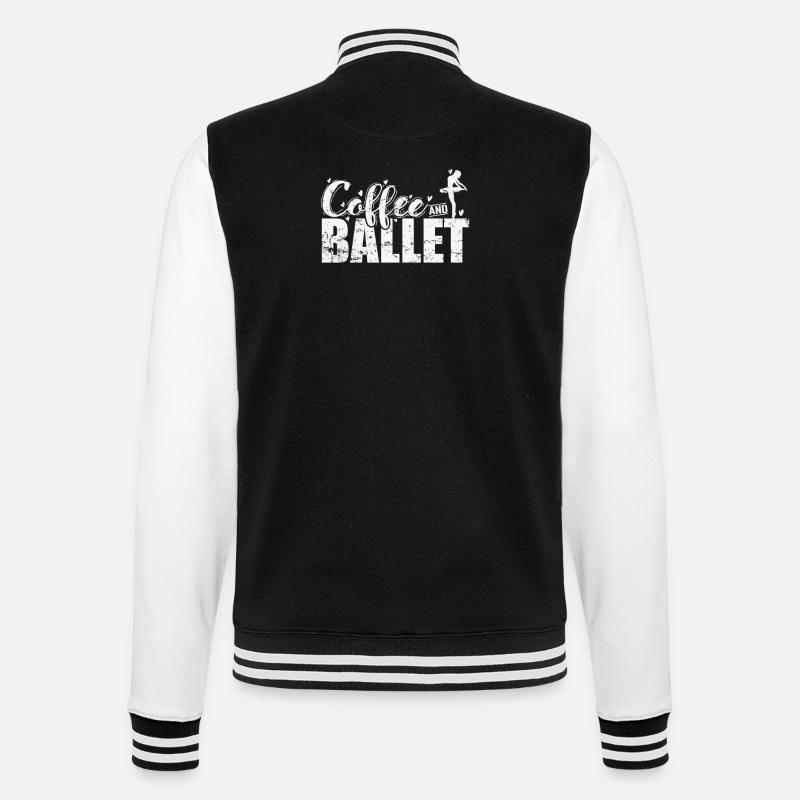 Café et ballet - Veste Teddy - noir/blanc