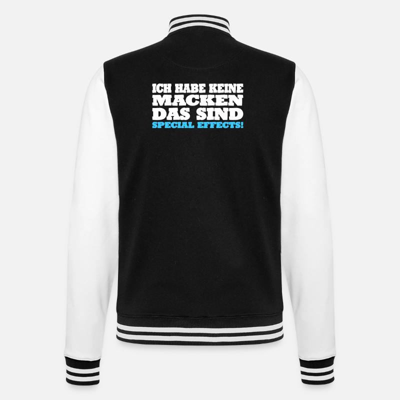 Spruch Geschenkidee Sarkastisch - College-Sweatjacke - Schwarz/Weiß