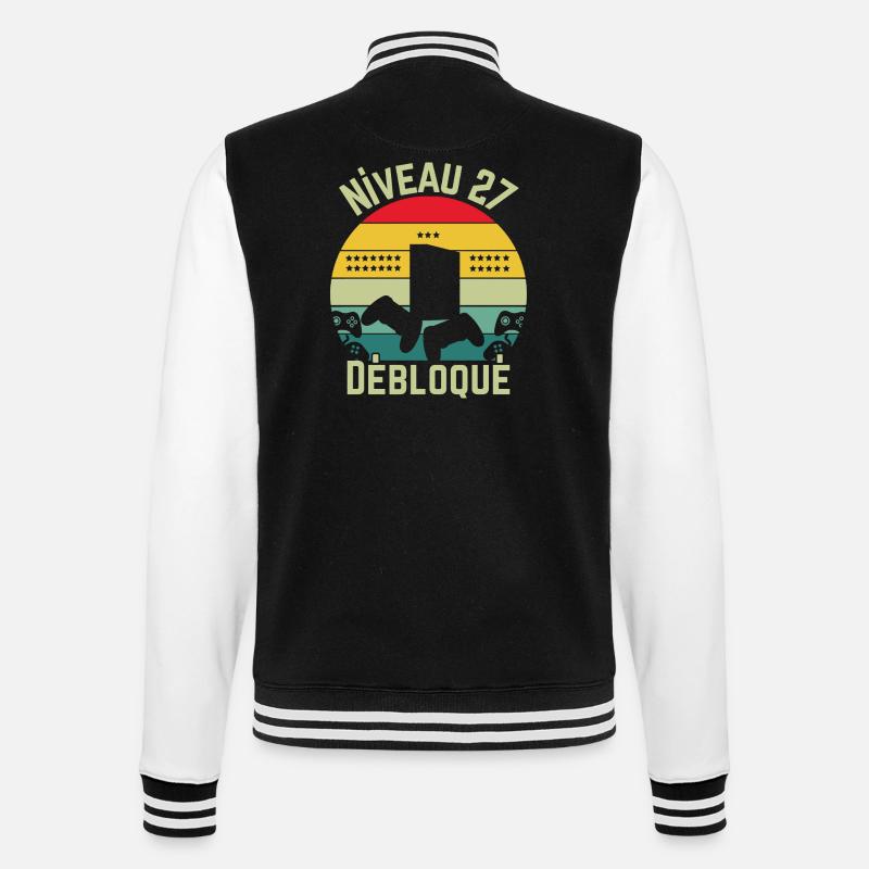 Niveau 27 Débloqué - Veste Teddy - noir/blanc