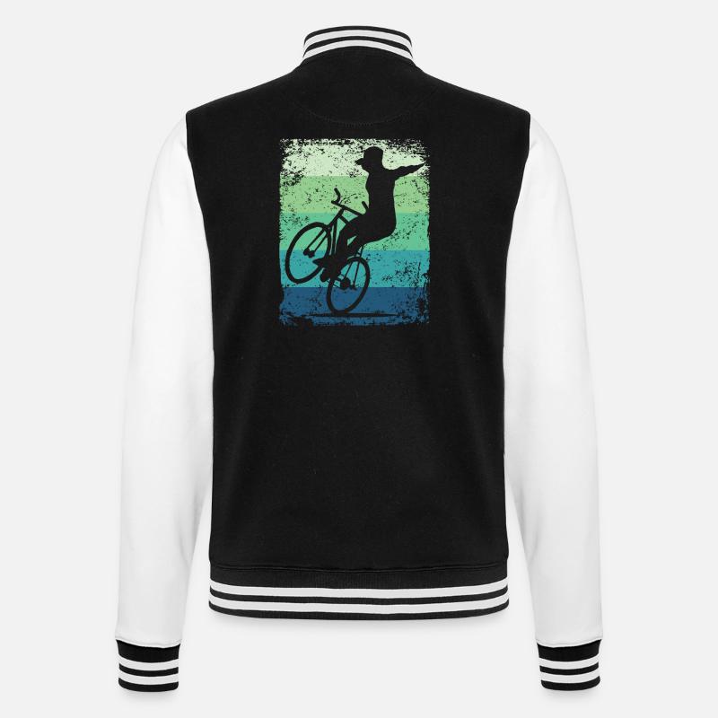 Kunstradfahren Kunstradfahrer - College-Sweatjacke - Schwarz/Weiß