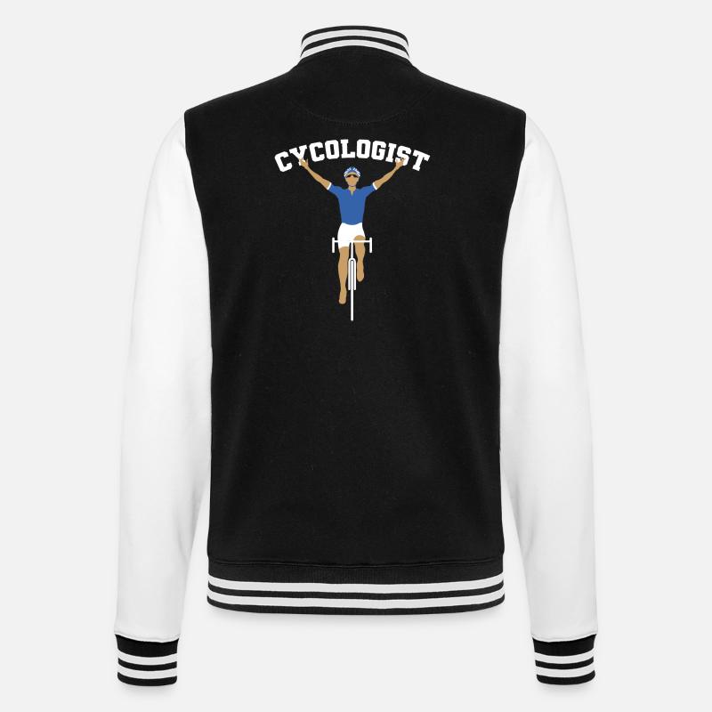 Cycle de cycologue - Veste Teddy - noir/blanc