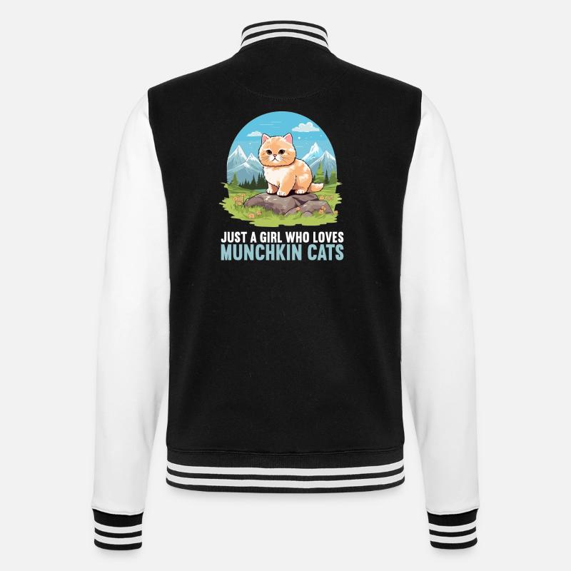 Munchkin Chaton Munchkin Chat - Veste Teddy - noir/blanc