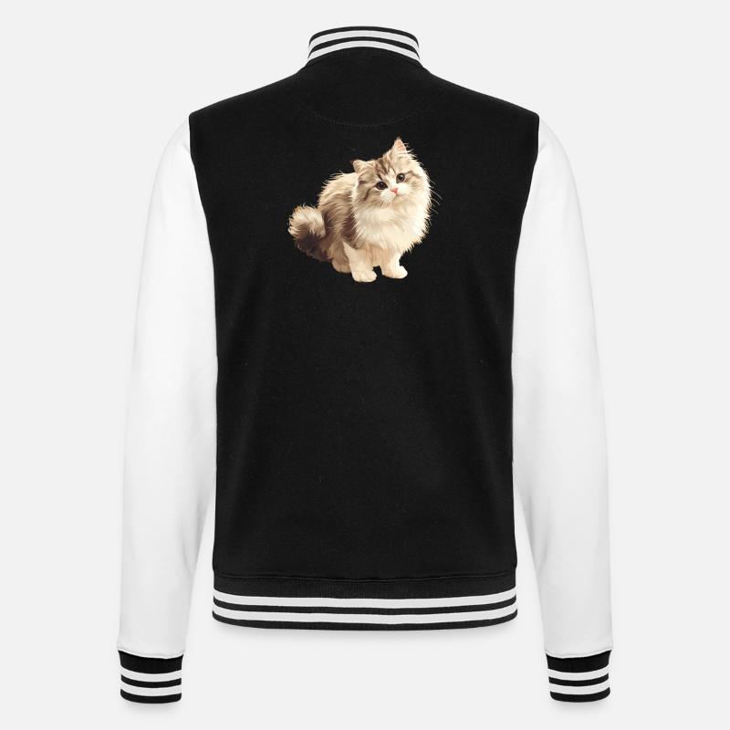 Ragamuffin Chaton Ragamuffin Chat - Veste Teddy - noir/blanc