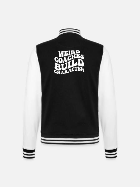 Seltsame Coaches Bilden Charakter Coach - College-Sweatjacke - Schwarz/Weiß