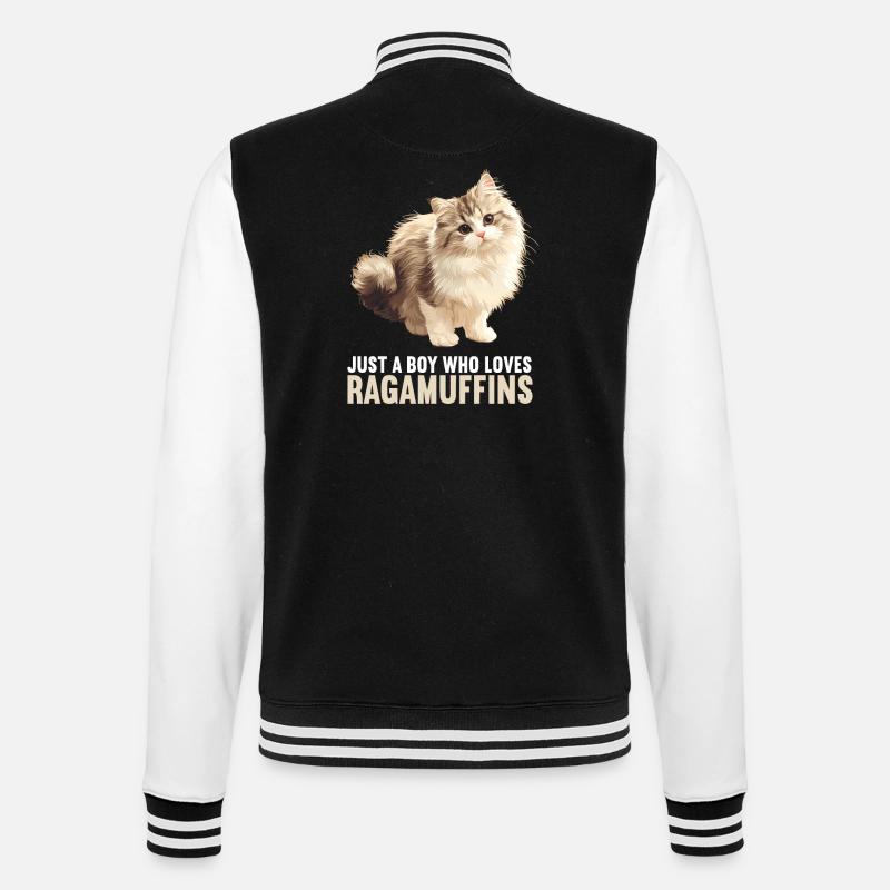 Ragamuffin Chaton Ragamuffin Chat - Veste Teddy - noir/blanc