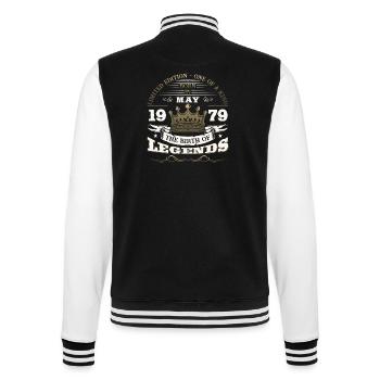 Original Mai 1979 Millésime 1979 Anniversaire 1979 - Veste Teddy - noir/blanc - Dos - Marisol (170cm)