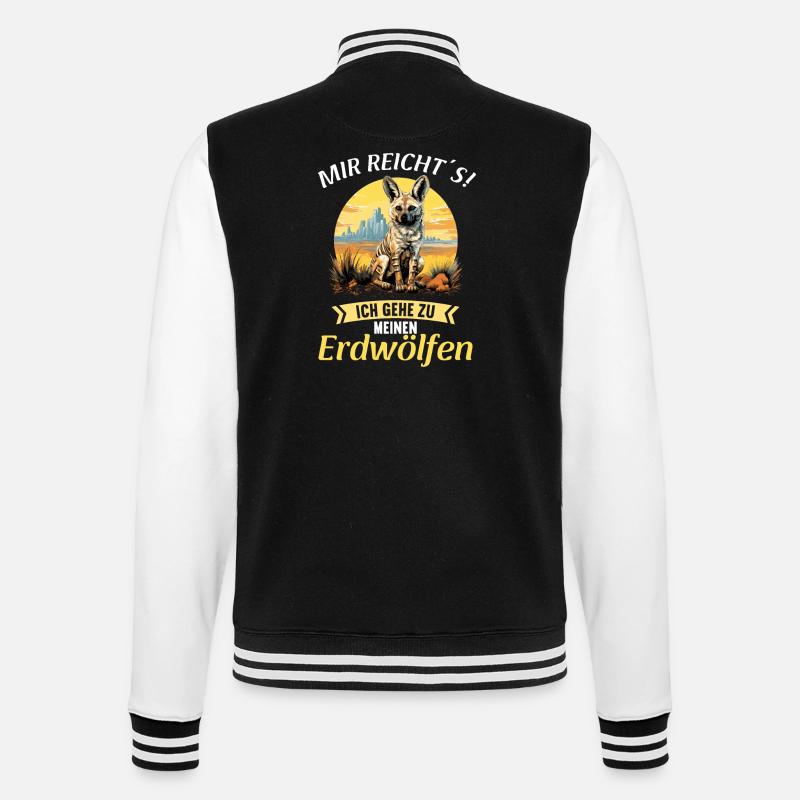 Aardwolves Aardwolf - College Sweat Jacket - black/white